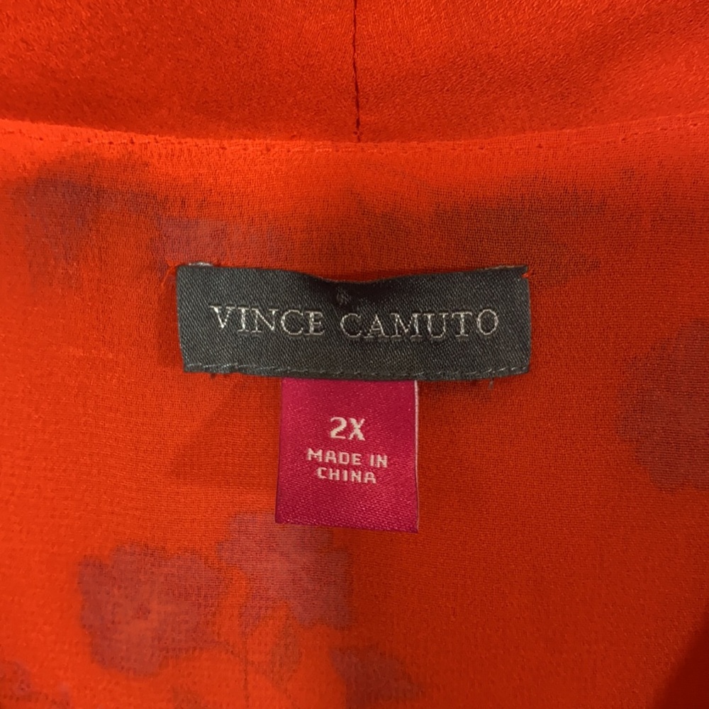Vince Camuto tropical inverted pleat shift dress - Picture 6 of 12